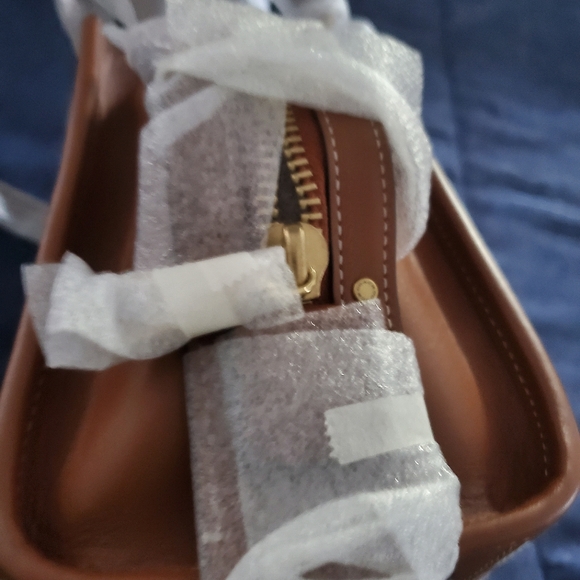 Brand New with tags Coach Tom Wesselman Ltd Ed  Rouge Leather & Canvas Satchel - Picture 3 of 12